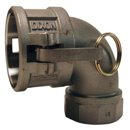 300D-90SS Cam & Groove 90° Type D Coupler x Female NPT Elbow 300D-90SS Stainless steel Type D 90° Elbows